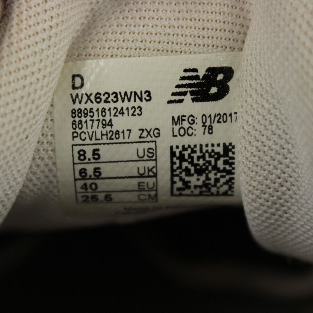 New Balance 623v3 Training Sneakers Mens 8.5 White Leather Athletic - Picture 12 of 12